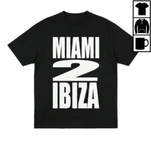 Swedish House Mafia Store Merch Miami2ibiza Shirt Black