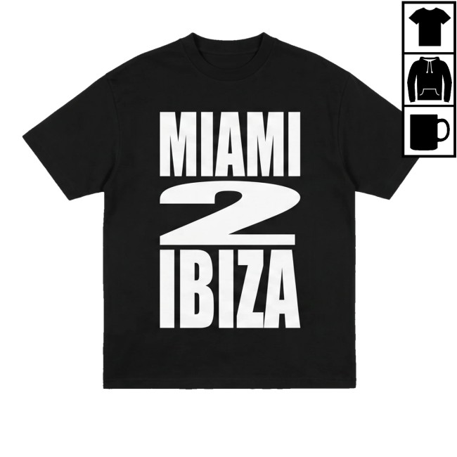 Swedish House Mafia Store Merch Miami2ibiza Shirt Black
