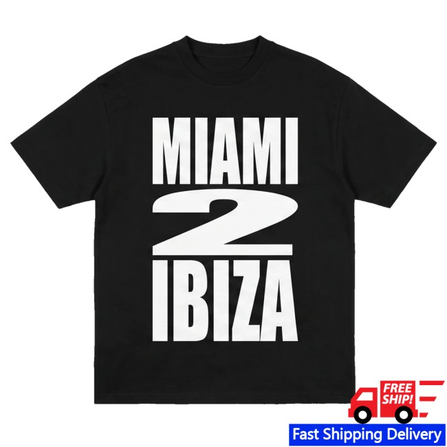Swedish House Mafia Store Merch Miami2ibiza T-Shirt Black