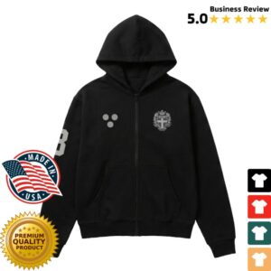 Swedish House Mafia Store Merch World Cup Zip Hoodie Black
