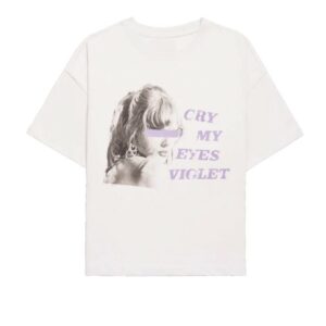 Taylor Swift Store Merch Cry My Eyes Violet Shirt