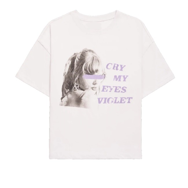 Taylor Swift Store Merch Cry My Eyes Violet Shirt 2 Taylor Swift Store Merch Cry My Eyes Violet Shirt