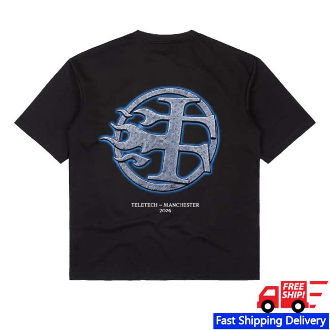Teletech Store Merch Blue Flame Shirt