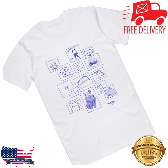 Ten-O Store Merch Mogu Galerie Mogu Shirt White