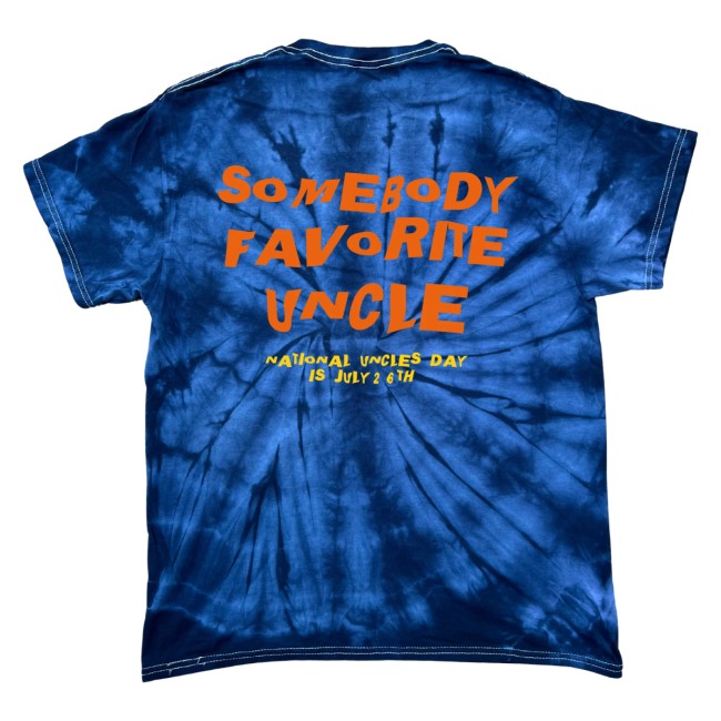 The Aunties Room Merch Store Somebody Favorite Uncle Blue Tie Dye Tee 4 The Aunties Room Merch Store Somebody Favorite Uncle Blue Tie Dye Tee