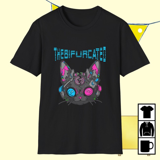 The Bifurcated Merch Store Cyber Kitty Tee 2 The Bifurcated Merch Store Cyber Kitty Tee