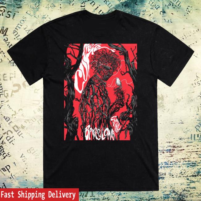 The Cure Merch Shop Barcelona 2026 Event T-Shirt 2 The Cure Merch Shop Barcelona 2026 Event T-Shirt
