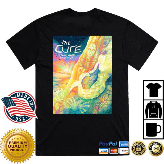 The Cure Merch Shop Newport 2026 Event T-Shirt 2 The Cure Merch Shop Newport 2026 Event T-Shirt