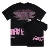 The Cure Merch Shop The Cure Festival Summer Black Pink T-Shirt 1 The Cure Merch Shop The Cure Festival Summer Black Pink T-Shirt