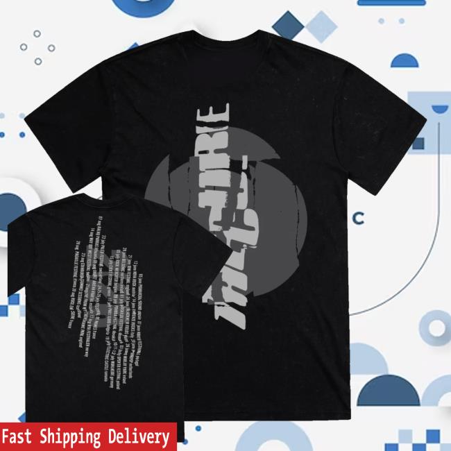 The Cure Merch Shop Vertical Festival Summer Black T-Shirt 4 The Cure Merch Shop Vertical Festival Summer Black T-Shirt