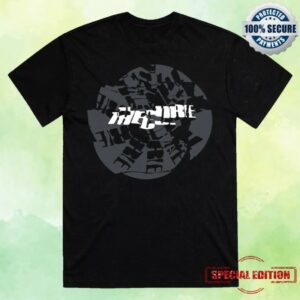 The Cure Merch Store Festival Summer Dateback Black T-Shirt