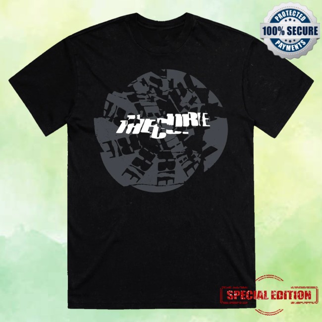 The Cure Merch Store Festival Summer Dateback Black T-Shirt 3 The Cure Merch Store Festival Summer Dateback Black T-Shirt
