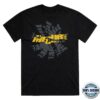 The Cure Merch Store Festival Summer Dateback Black Yellow T-Shirt