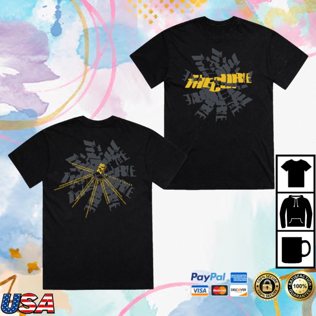 The Cure Merch Store Festival Summer Dateback Black Yellow T-Shirt 5 The Cure Merch Store Festival Summer Dateback Black Yellow T-Shirt