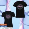The Cure Merch Store Festival Summer Dateback Women's Black T-Shirt