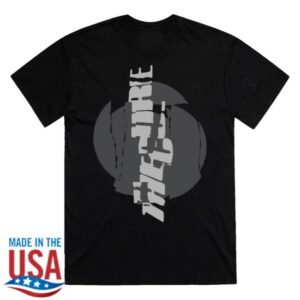 The Cure Merch Store Vertical Festival Summer Black T-Shirt