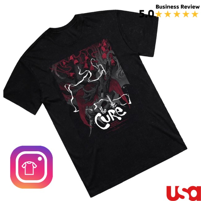 The Cure Store Merch Belfast 2026 Event Shirt