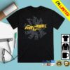 The Cure Store Merch Festival Summer Dateback Black-Yellow Shirt
