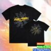 The Cure Store Merch Festival Summer Dateback Black-Yellow Shirt