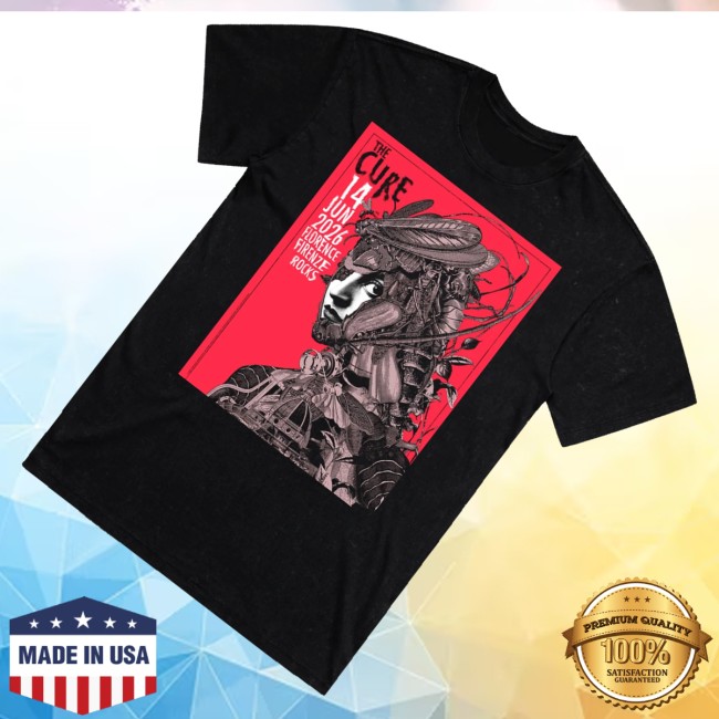 The Cure Store Merch Florence 2026 Event T-Shirt