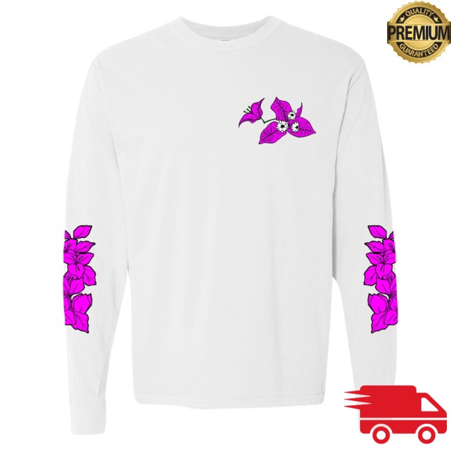 The Dip Store Merch Bougainvillea Blues Long Sleeve Shirt