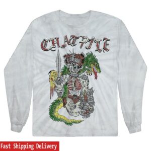 The Flenser Merch Shop Chat Pile Dragonslayer Spider Silver Longsleeve Shirt