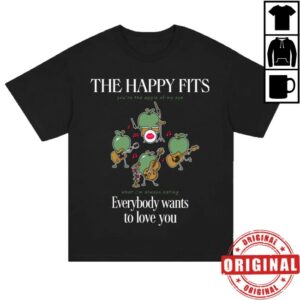 The Happy Fits Store Merch Apple Of My Eye Shirt (Black)