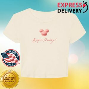 The Lost Bros Merch Store Bonjour Mickey Crop Tee