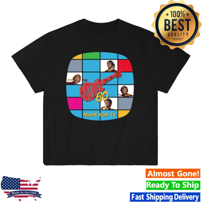 The Monkees Store Merch Retro Made For Tv Test Pattern Shirt 2 The Monkees Store Merch Retro Made For Tv Test Pattern Shirt