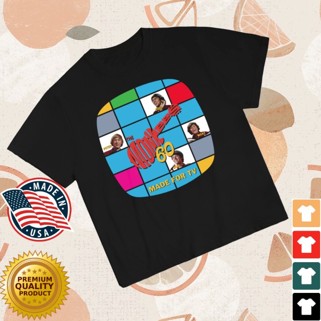 The Monkees Store Merch Retro Made For Tv Test Pattern Shirt 3 The Monkees Store Merch Retro Made For Tv Test Pattern Shirt
