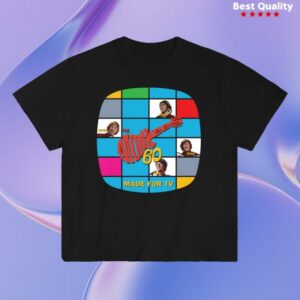 The Monkees Store Merch Retro Made For Tv Test Pattern T-Shirt