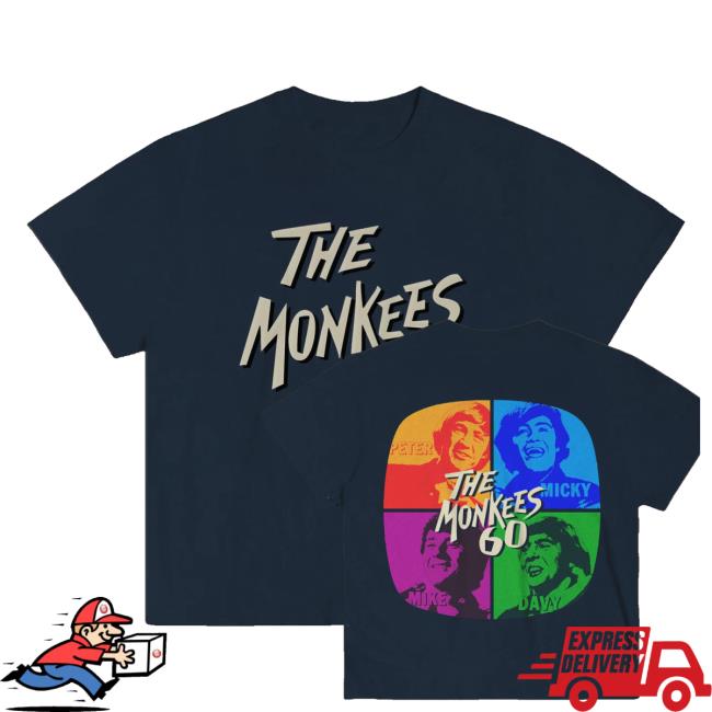 The Monkees Store Merch Shop The Monkees Made For Tv Pop Art T-Shirt 4 The Monkees Store Merch Shop The Monkees Made For Tv Pop Art T-Shirt