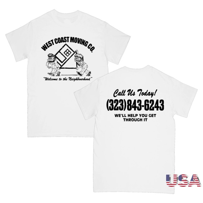 The Neighbourhood Store Merch West Coast Moving Co. Shirt