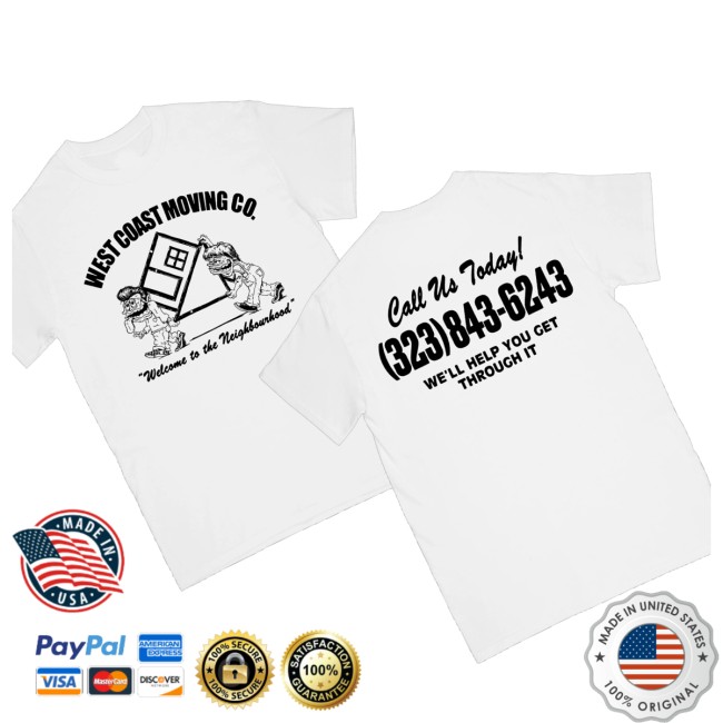 The Neighbourhood Store Merch West Coast Moving Co. Shirt