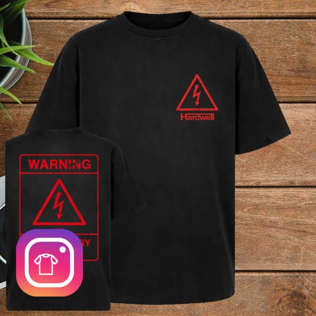 The Revealed Clothing Store Merch Hardwell Warning T-Shirt 4 The Revealed Clothing Store Merch Hardwell Warning T-Shirt