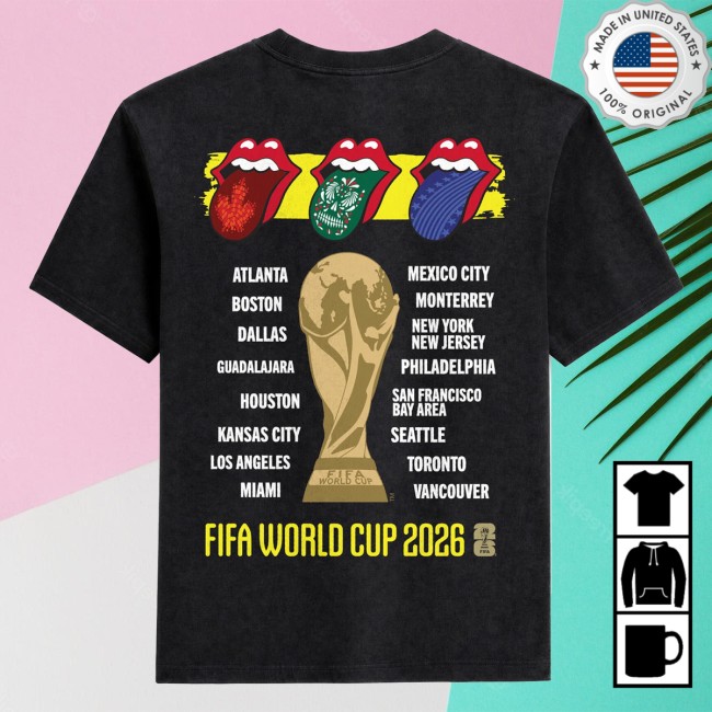The Rolling Stones Shop Merch The Rolling Stones X Fifa World Cup 2026 Global Voodoo T-Shirt