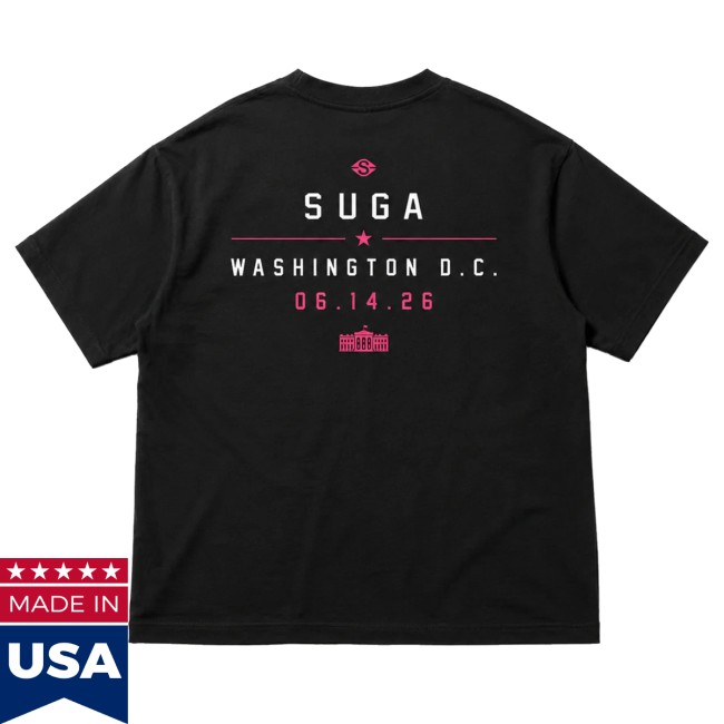 The Suga Shop Merch 6.14.26 Black Tee