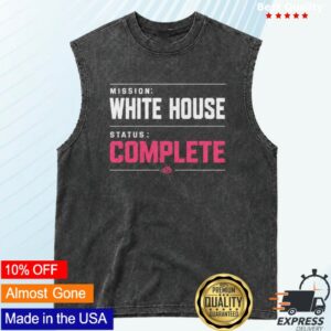 The Suga Shop Merch White House Snow Washed Black Tank Top