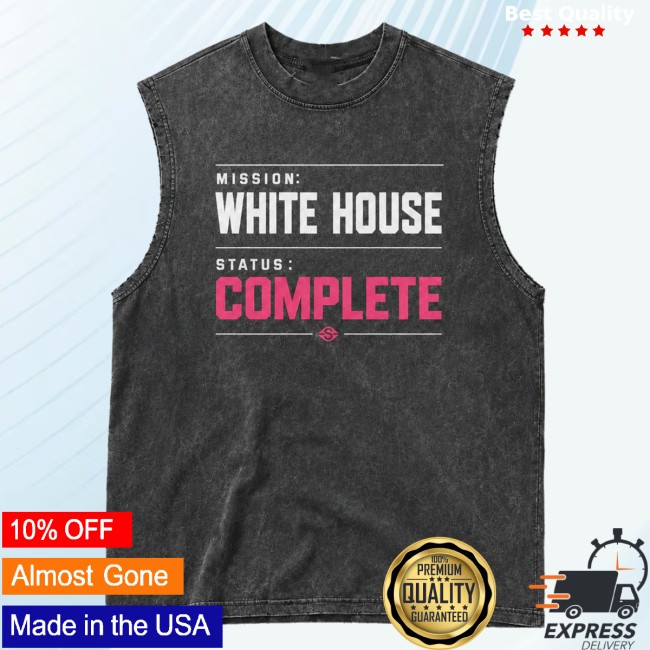 The Suga Shop Merch White House Snow Washed Black Tank Top