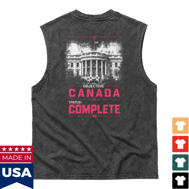 The Suga Shop Merch White House Snow Washed Black Tank Top