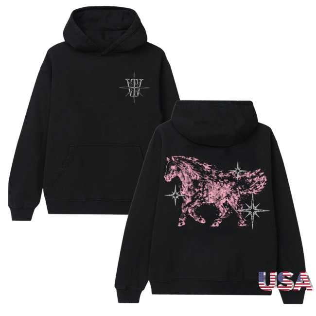 The Warning Store Merch Tw Horse Hoodie (Black) 6 The Warning Store Merch Tw Horse Hoodie (Black)