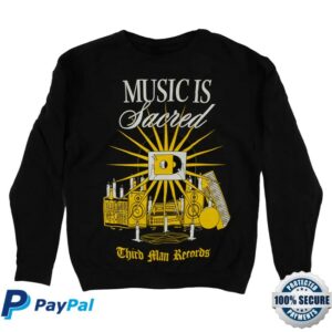 Third Man Records Merch Store Music Is Sacred Pullover