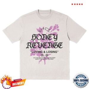 Thriller Records Merch Store Honey Revenge Floral Off-White Tee