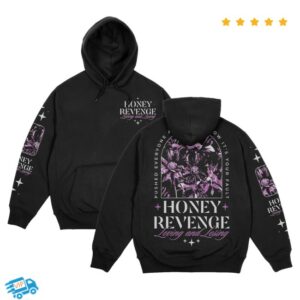 Thriller Records Merch Store Honey Revenge Run Your Mouth Black Hoodie