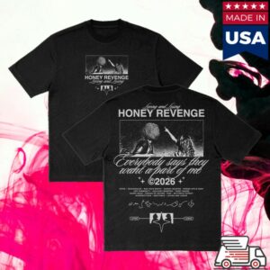 Thriller Records Store Merch Honey Revenge Constellations Black Shirt