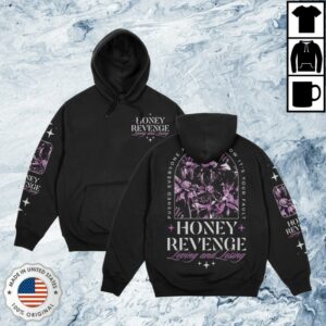 Thriller Records Store Merch Honey Revenge Run Your Mouth Black Hoodie