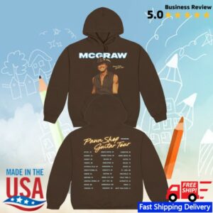 Tim Mcgraw Merch Store Pawn Shop Guitar Tour Dateback Hoodie