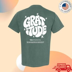 Tim Timmons Store Merch Gratitude Short Sleeve Shirt