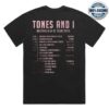 Tones And I Merch Store Faded Black Tour Tee