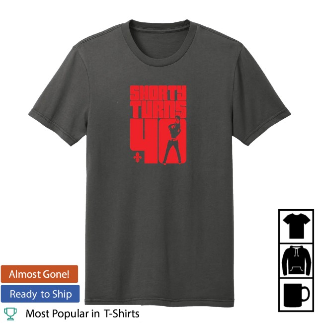 Trombone Shorty Store Merch Shorty Turns 40 Shirt